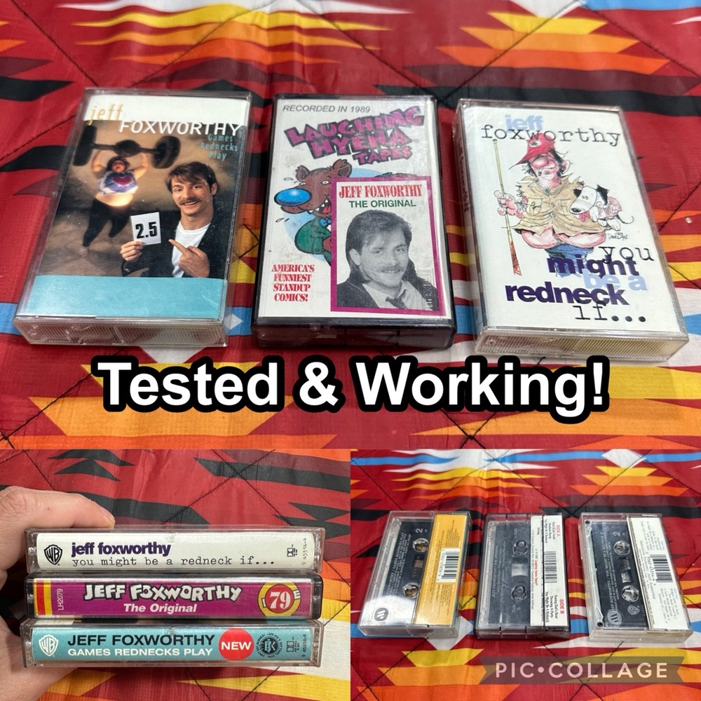 Jeff Foxworthy Comedy Cassette Tape Lot Of 3